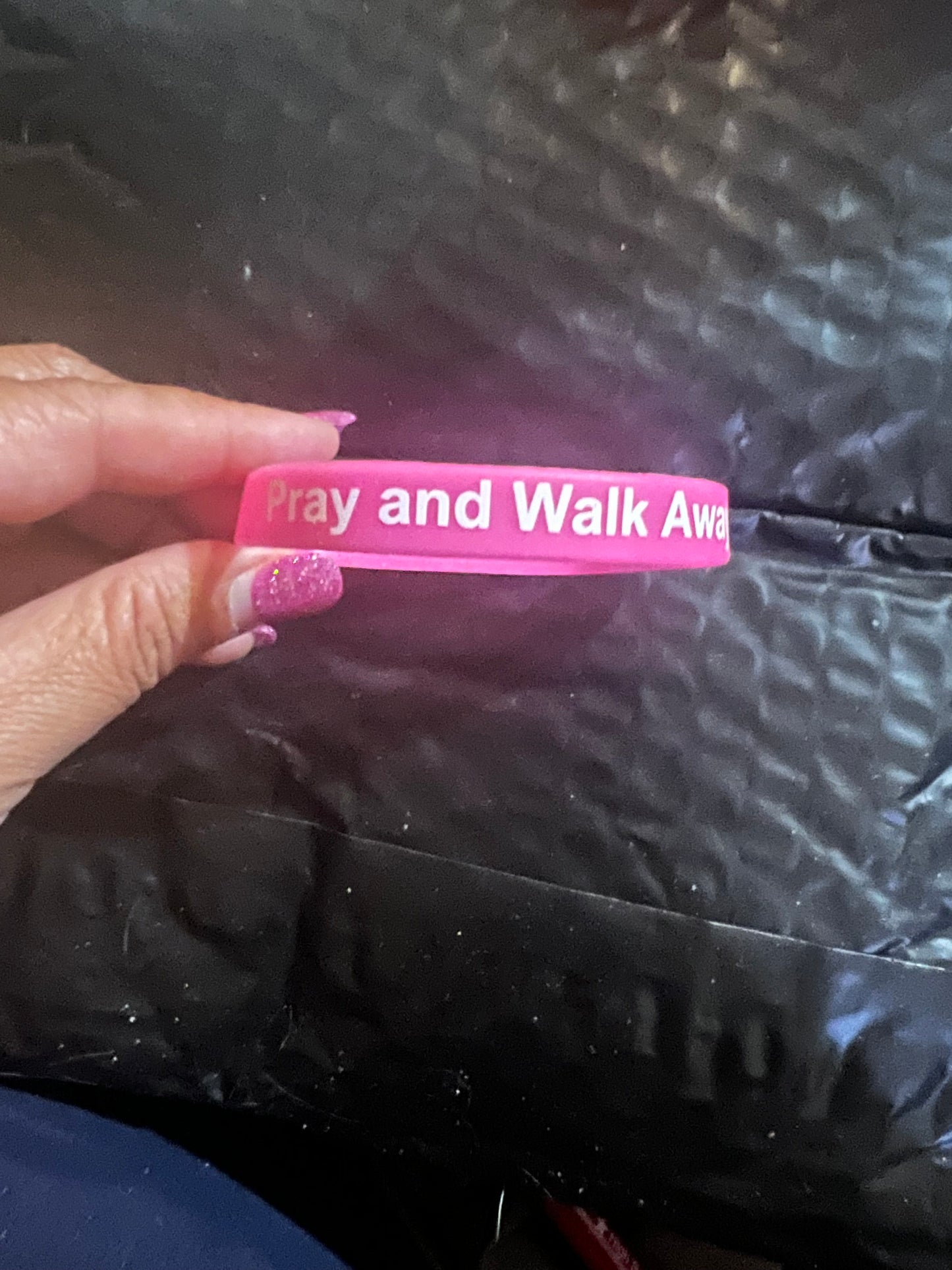 Pray and Walk Away. Bracelet